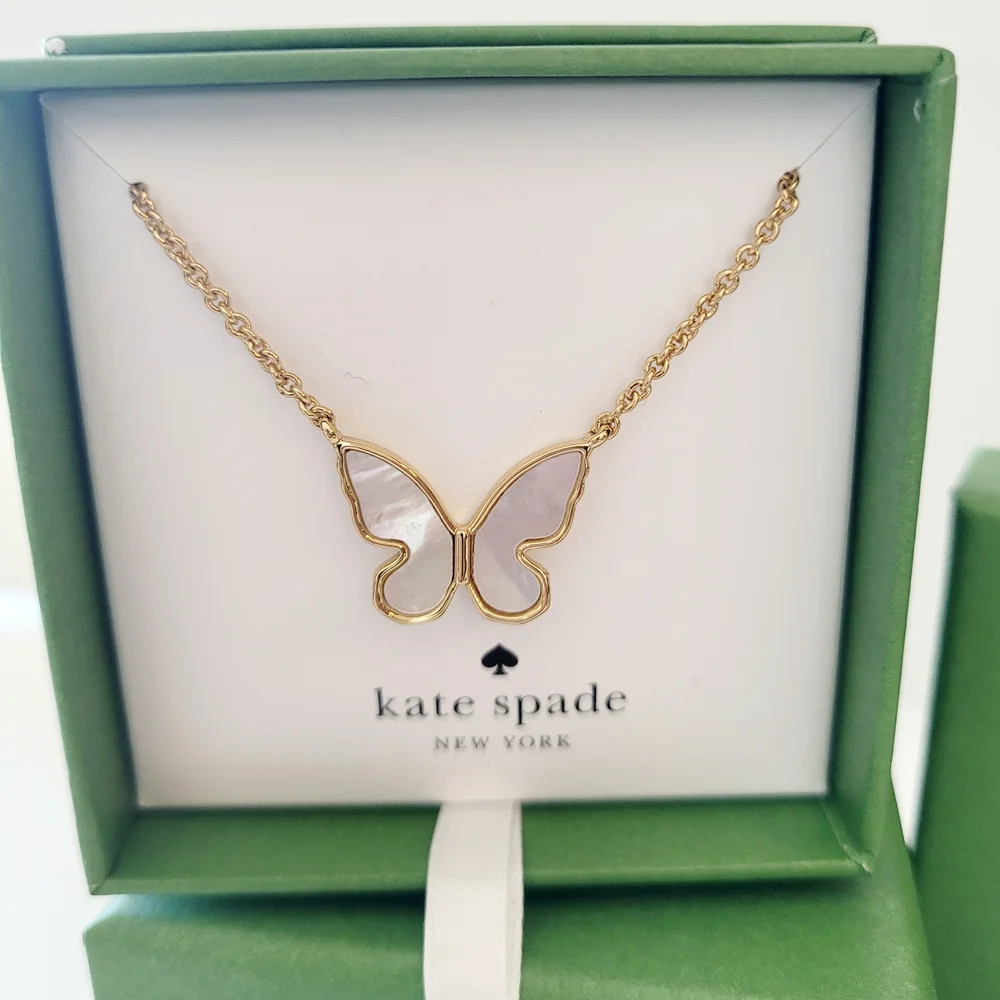 Kate Spade All A Flutter Necklace - Picture 1 of 4